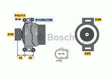 Generator Bosch - Mercedes - W211, Sl r230, C219