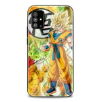 Anime Son Goku Z DBZ Tempered Glass Phone Case for Xiaomi Redmi Note 5 6 7 8 Pro 8T K20 K30 9 10X 5G Phone Covers (4, Redmi 10X 5G)