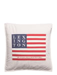 Logo Art & Crafts Sham Home Textiles Cushions & Blankets Cushion Covers Blue Lexington Home