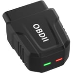 OBD2 Scanner Diagnostic Tool Bluetooth OBD Scanner Lecteur de Codes pour Hommes et Femmes Lecteur de Codes de Vérification du Moteur pour iOS et