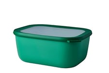 Mepal - Bol Multifonction Rectangulaire - Boîte Conservation Alimentaire avec Couvercle - Convient comme Boîte de Hermétique pour le Réfrigérateur, Micro-ondes & Congélateur - 3000 ml - Vivid green