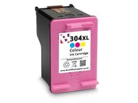 Refilled 304 XL Colour Ink Cartridge For HP Deskjet 3720 Printers