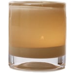 Skogsberg & Smart Hurricane Candy Lyslykte 9 cm, Fudge Glass