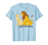 Disney Lion King Simba Nala Feel The Love Graphic T-Shirt T-Shirt