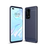 huawei Huawei P40 Pro Plus Carbon Fibre Case Navy