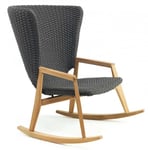 Ethimo - Knit Hög Gungfåtölj Teak