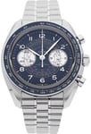 Omega 329.30.43.51.03.001 Speedmaster Chronoscope Blå/Stål Ø43 mm
