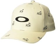 Oakley Unisex's Flag Print Hat Cap, Arctic White, L-XL