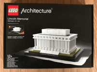Lego 21022 Architecture Lincoln Memorial 274 pcs ~Brand NEW Lego Sealed~