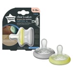 Tommee Tippee 'Breast Like' Night Soother 2 Pack - 0 6m