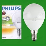 5w Philips Cfl Low Energy Round Golf Globe Ses E14 Small Screw Light Bulb Lamps