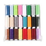 24 Colour Overlocking Sewing Machine Industrial Polyester Thread Cones String Uk
