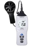 Luftflödesmätare / vinghjulsanemometer 0.3-45 m/s