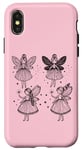 Coque pour iPhone X/XS Rose Enchanting Fairy Princess Magical Starry Night