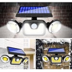 Led Solar Powered Wall Light Outdoor Super Bright Motion Sensor 74led