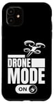 Coque pour iPhone 11 Mode drone sur drone pilote drôle