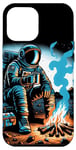 iPhone 14 Pro Max Astronaut Stranded in a Distant Planet Calming Funny Trippy Case