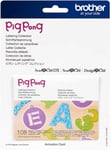 Brother ScanNCut Pig Pong - Lettering Collection