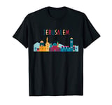 Jerusalem Skyline Souvenir Jewish Holiday Vintage Gift T-Shirt