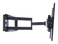 Art Ar-86 - Konsol - Justerbar Arm - För Lcd-Tv - Metall - Svart - Skärmstorlek: 32"-63" - Väggmonterbar