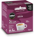 Lavazza, a Modo Mio Lungo Dolce, 96 Coffee Capsules, with Aromatic Notes of Drie