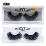 Skonhed False Eyelashes 3d Mink Hair Extension Tools Sd-03
