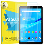 MoKo Screen Protector Compatible with Lenovo Tab M8, [2-Pack] [Anti-Scratch] Round Edge 9H Hardness Ultra Clear Tempered Glass Screen Protector Film Fit Lenovo Tab M8/Smart Tab M8 8 inch 2019 - Clear