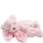 Suki Baby Ours endormi musical Hug-a-Boo super doux avec couverture souple en forme de boa, rose