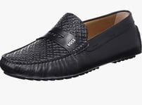 Hugo Boss men's Driver_Mocc_napr3e moccasins Made in Italy, leather size 9UK
