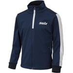Swix Cross jacket Jr: Estate Blue / 128