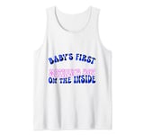 Baby's First Mother's Day On The Inside , Pregnant Mom Mommy Tank Top