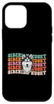 Coque pour iPhone 12 mini Husky Sibérien amoureux des chiens Maman et papa Groovy Retro