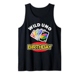 Board Game Card Uno Cards Wild uno birthday Uno Costume Tank Top