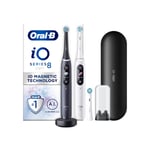 Oral-B iO Series 8 Duo dobbeltpakke elektrisk tandbørste, hvid/sort ➞ På lager - klar til levering