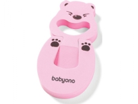 BabyOno Säkerhetsskydd för möbler, dörrar rosa nalle BabyOno