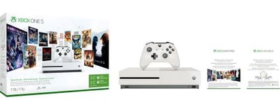 Pack Console Microsoft Xbox One S 1 To + Game Pass 3 Mois + Live Gold 3 Mois