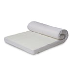 Bäddmadrass av latex - 140x200 cm - 8 cm hög - Latex och naturlatex - Zen sleep bäddmadrass
