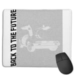 Back to The Future Film Script Silhouette Customized Designs Non-Slip Rubber Base Gaming Mouse Pads for Mac,22cm×18cm， Pc, Computers. Ideal for Working Or Game