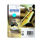 Kompatibel blækpatron Epson T16XL Cyan