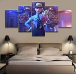 104Tdfc Hero Shooter Video Game Large Pictures Paintings On Canvas 5 Pieces Creative Gift 5 Panel Canvas Wall Art Canvas Prints Modern Home Living Room Office Modern Decoration Gift
