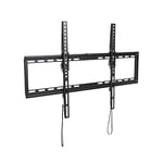 ProperAV Fixed Flat Wall TV Bracket 37" 40" 42" 43" 46" 50" 55" 60" 65" 70" 75" Tilt 8° VESA Max 600x400 Black