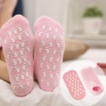 Spa Moisturizing Gel Socks Whitening Treatment Hard Dry Cracked Pink