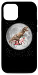 iPhone 13 Pro Dinosaur Trex Riding Bike On Moon Funny Dino Lover Case