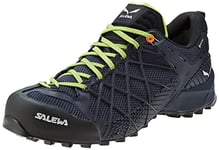 Salewa MS Wildfire Gore-TEX Chaussures de Randonnée Basses, Navy Blazer/ Cactus, 41 EU