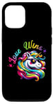 Coque pour iPhone 12/12 Pro Love gagne le mois de la Gay Pride Unicorn Rainbow