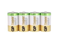 GP Batteries Super Alkaline D, Engångsbatteri, D, Alkalisk, 1,5 V, 4 styck, Multifärg
