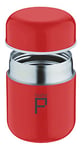 Pioneer Stainless Steel Vacuum Insulated Leak-Proof Food Pod Capsule Flask 6 Hours Hot 24 Hours Cold, Red, 280 ml