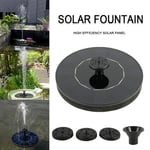 Solar Pond Pump Fountain Water Feature Decorative One Size