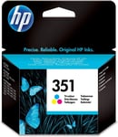 HP CB337EE 351 Original Ink Cartridge, Tri-color C4585 C4599 C5280 C5288 D5360