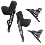 Sram Rival 1 Front And Rear Lever Disc Brake Set - 11 Speed Black / 1x11